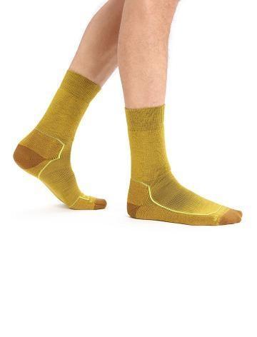 Icebreaker Merino Hike+ Medium Crew Strumpor Herr Guld | SE 1925BEXC